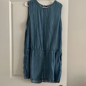 Denim romper